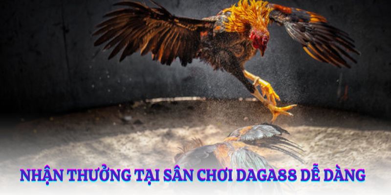 Nhận thưởng tại sân chơi Daga88 dễ dàng